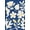 Blue, Pattern 1, variant on ODIKA 4'x6' Blue White Floral Organic Design Washable Area Rug Stylish Botanical Pattern with Modern Flair Pet Friendly, Non-Shedding for Bedroom, Reading Nook
