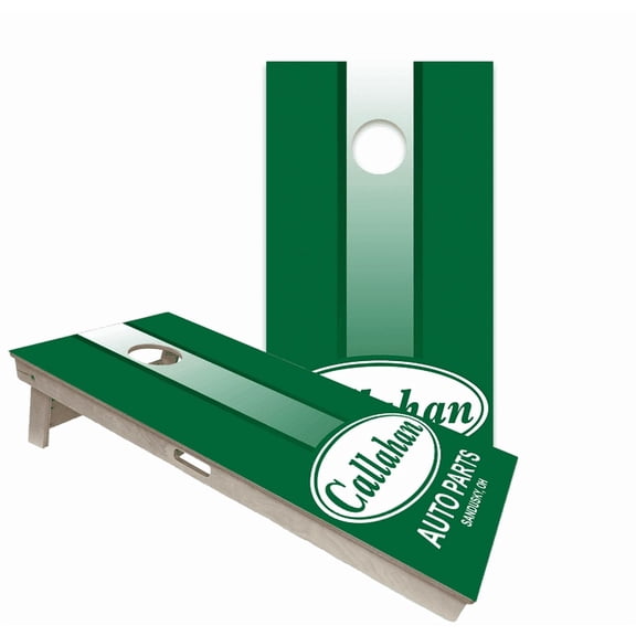 Skip's Garage | Callahan Auto Parts Backyard 2x4 Cornhole Board Set with Bags