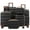 Black Brown, variant on 6-Piece ABS Hardshell Luggage Set - Lightweight Durable Suitcases with Dual Spinner Wheels (Carry-On & Check-In) for Travel & Business