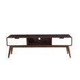 thumbnail image 2 of Modish TV Stand, Espresso & White, 2 of 3