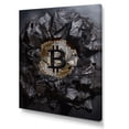 thumbnail image 2 of Designart "The Dark Elegance Of Bitcoin II" Fashion Bitcoin Wall Art Prints, 2 of 7