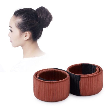 2pcs Hair Styling Hair Bun Maker Clip Curler Roller Tool Hair