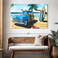 thumbnail image 3 of Elephant Stock Tropical Old Friends Wall Art - Horizontal Canvas Wall Art - Living Room Wall Decor - Hobbies And Lifestyle Canvas - Blue And Orange Decor By Scott Westmoreland - 51" x 34", 3 of 8