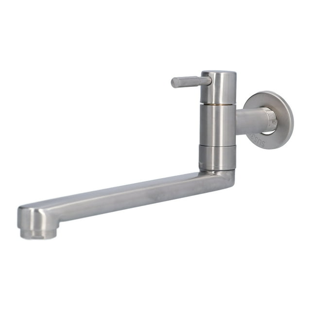 Grifo De Fregadero, Grifo De Agua Moderno A Prueba De Salpicaduras De Acero Inoxidable Para Cocina Para Lavabo Para Balcón