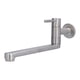 thumbnail image 5 of Grifo De Agua, Grifo De Fregadero Moderno De Acero Inoxidable Giratorio Para Lavabo Para Cocina Para Balcón, 5 of 7