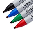 thumbnail image 3 of Sharpie Permanent Markers, Chisel Tip, Assorted Colours, 4 Count, 3 of 8