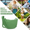 thumbnail image 5 of Small Nylon Crescent Crossbody Purses Bag for Women Men Trendy,Travel Sling Bag, 5 of 7