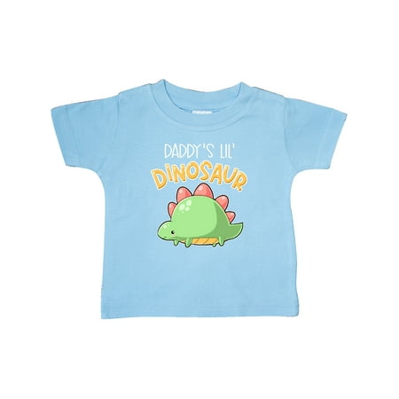

Inktastic Daddy s Lil Dinosaur with Cute Stegosaurus Gift Baby Boy or Baby Girl T-Shirt
