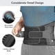thumbnail image 5 of Fajas para la espalda para aliviar el dolor lumbar con 6 soportes, cinturón de soporte de espalda transpirable para hombres/mujeres para el trabajo, cinturón de soporte lumbar anti, 5 of 5
