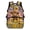 American Flag and Sunflowers, variant on Blue Lightning Bolt Pattern 17 Inch Bookbag for Girls, Polyester Fabric Large Capacity Lightweight Backpack for School