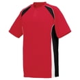 thumbnail image 1 of Jersey Base Hit adulto ROJO/ NEGRO/ BLANCO 3XL Ropa deportiva Augusta AG1540, 1 of 1