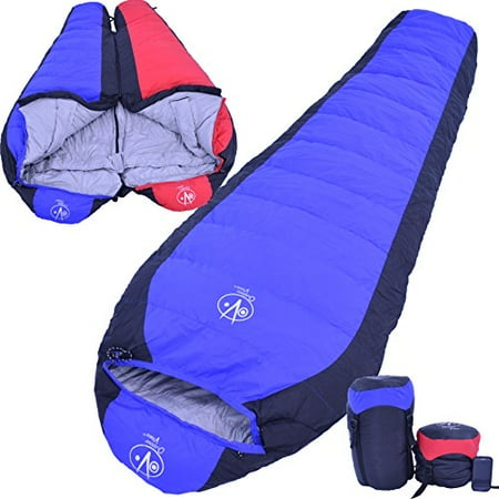 Outdoor Vitals Atlas 15 Degree Down Sleeping Bag Blue Outdoor Vitals Atlas 15 Degree Down Sleeping Bag Blue
