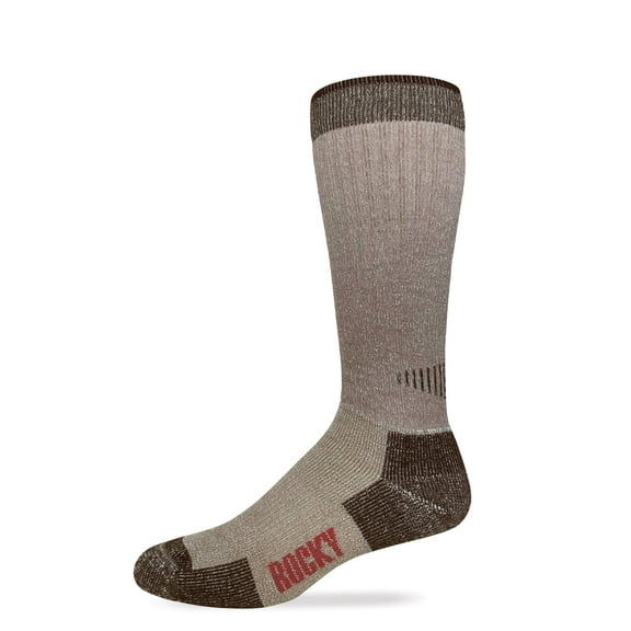 Rocky Mens 90% Merino Wool Heavyweight Tall Boot Socks 1 Pair Pack