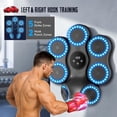 thumbnail image 6 of Music Boxing Machine For Adults, Music Boxing Machine For Kids, Home Gym, Smart Wall-Mount Training Equipment With Bluetooth & LED Lighting, 6 of 9