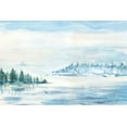 thumbnail image 2 of Schlabach, Sue 32x23 Gold Ornate Wood Framed with Double Matting Museum Art Print Titled - Lake Fog, 2 of 4