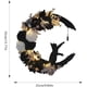thumbnail image 2 of 2024 Nueva corona de Halloween, coronas de gato negro de luna de Halloween con luces, decoración del hogar para colgar, corona de gato negro de luna de flores, decoración de pared de fiesta para el ho, 2 of 7