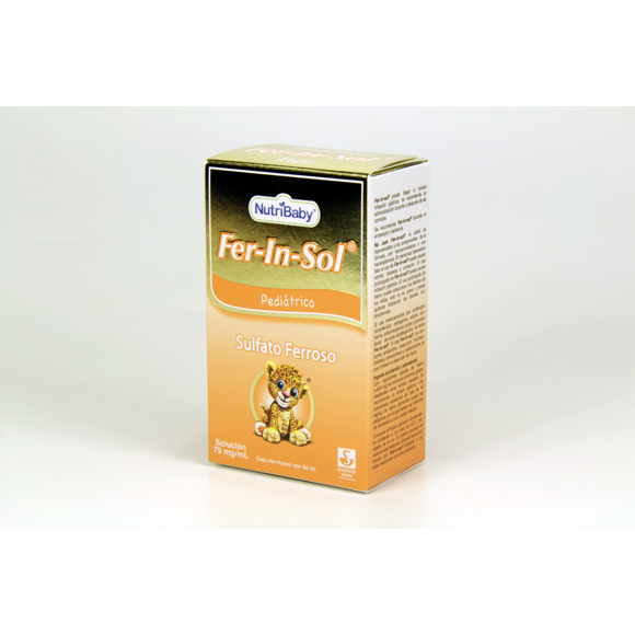 Sulfato ferroso Nutri Baby Fer In Sol 75 mg/ml solución pediátrica 50 ml