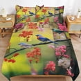 thumbnail image 2 of Watercolor Bird Bedding Set with Zipper Closure for Girls & Boys, 2 of 6