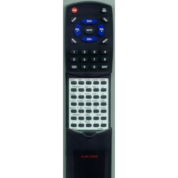 Replacement Remote for PIONEER AXD1270, RTAXD1270, CUVSX045, VSX512S, VSX52, VSX511S