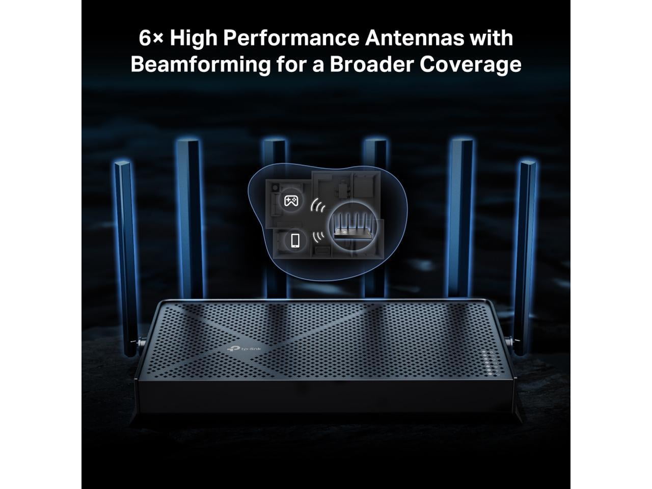 TP Link Archer BE400 BE6500 Dual-Band Wi-Fi 7 Router