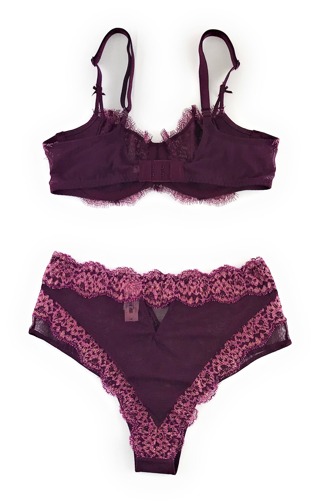 Victoria's Secret Dream Angels Wicked Uplift Bra and High Waist Cheeky  Panty Set 