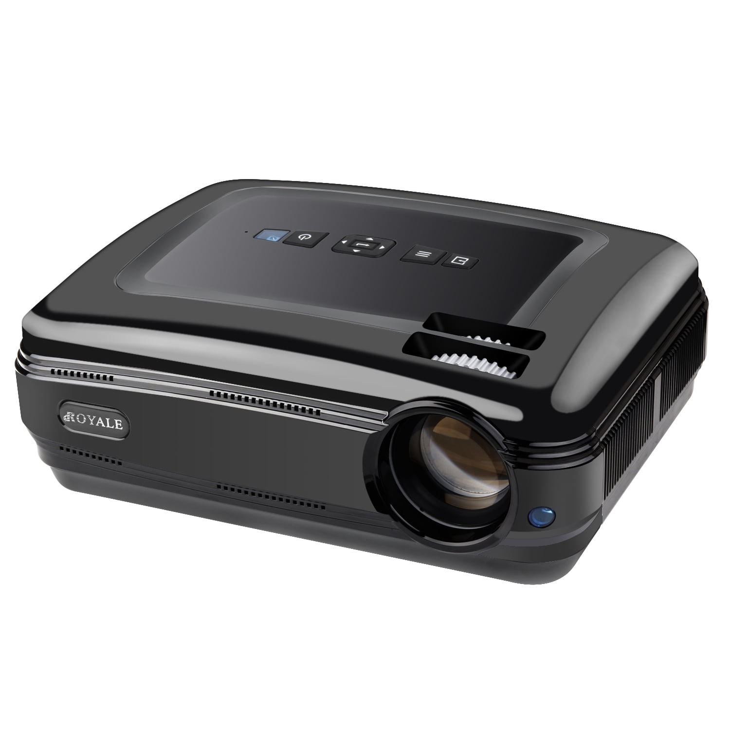 Croyale 5 8 Display Black Color Hd Projector 1080p 3200 Lumens Croyale 5 8 Display Black Color Hd Projector 1080p 3200 Lumens Support Hdmi Tv Home Theater Outdoor Night Projectors Xbox Vga Usb Speaker For