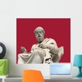 thumbnail image 1 of Thinker Statue Socrates Athens Wall Mural by Wallmonkeys Peel and Stick Graphic (24 in W x 20 in H) WM307859, 1 of 4