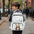 thumbnail image 6 of FUIALDOLG Physics Cartoon Panda Breathable Padded Strap Bookbag with Lightweight Water Repellent Travel Daypack, traspirante 17 pollici Kids Backpack for School Middle School, 6 of 9