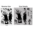 thumbnail image 2 of Halloween Window Clings Sticker Halloween Ghost Ghost Shadow Window Stickers Witch Death Bat Skeleton Helloween Party Decoration Electrostatic Sticker, 2 of 3