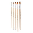 thumbnail image 4 of Jiandong Nylon Paintbrush Paint Brushes Brush Oil Painting Set Detail Art Artist Professional Drawing Bulk Watercolor Roller Nylon Acrylic(7.87X0.47X0.39Inch), 4 of 10