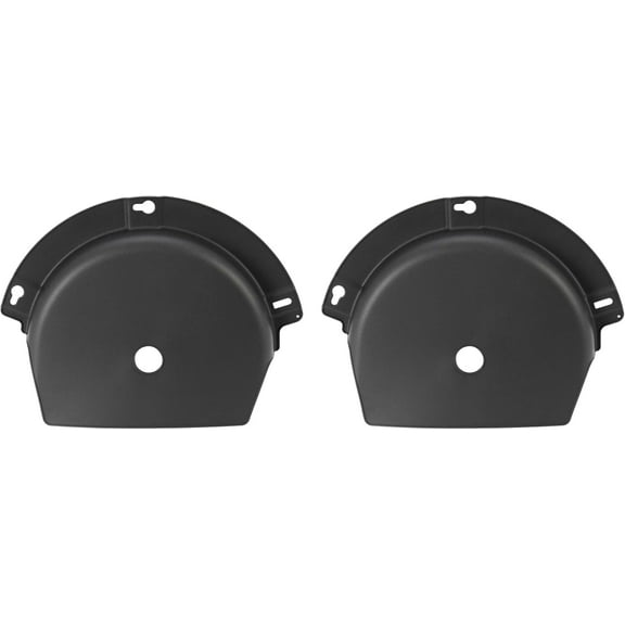 KOJEM 2 Pcs Deck Shield Compatible with John Deere 3-Bag 997 Z510A Z520A Z860A Z950R Replacement for TCU23581 Mowers Deck Belt Shield Cover Plastic Black