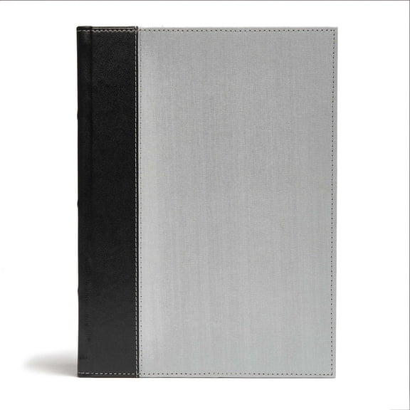 CSB Study Bible, Gray/Black Cloth Over Board : Faithful and True (Hardcover)