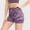 Red, variant on Women's Yoga Short Leopard Print Biker Shorts High Waist Yoga Workout Running Gym Short
