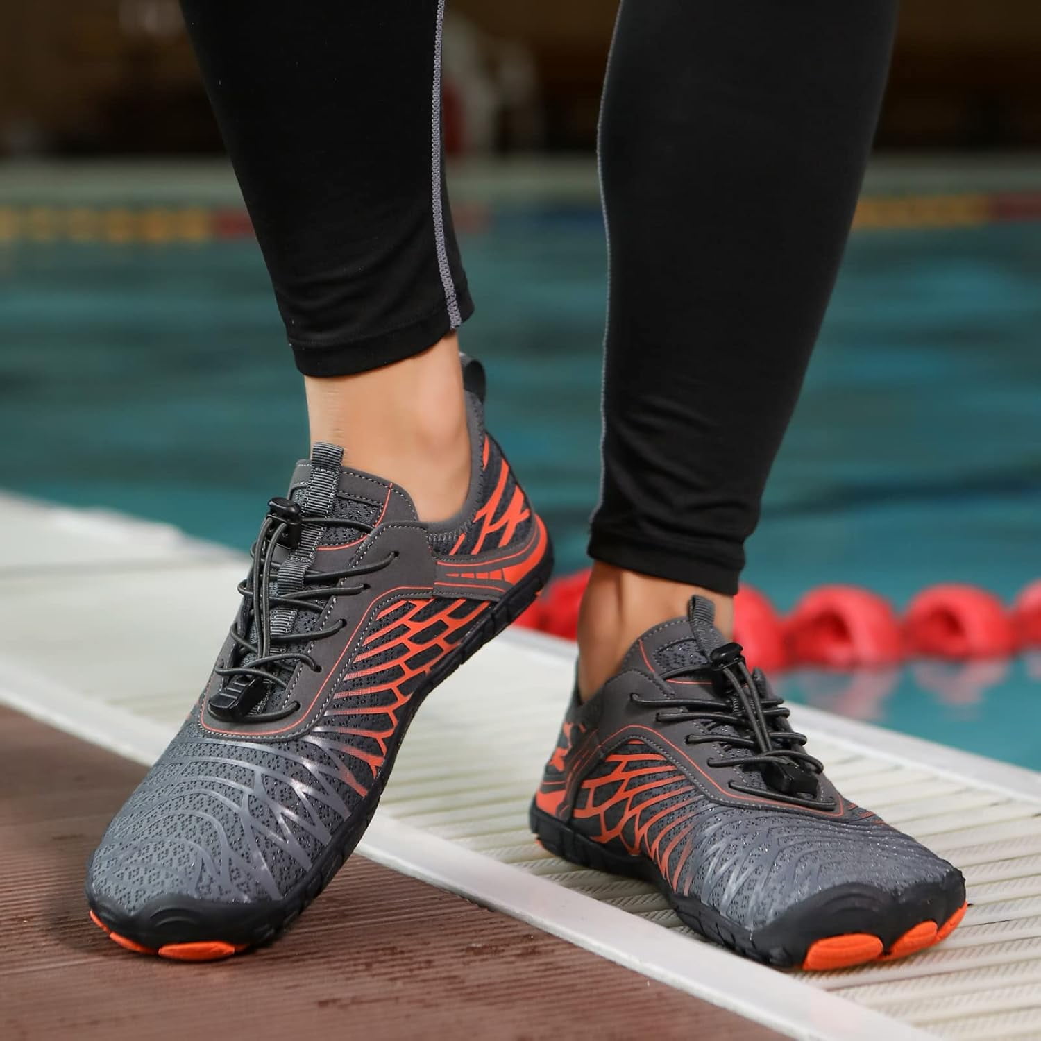 Hike Barefoot Shoes for Women Men Breathable & anti-slip Athletic Footwear Wide Toe Water Shoes