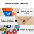 thumbnail image 4 of 50 Pcs Perles Décoratives Couleurs Assorties Métal Papier Projets Faits Main, 4 of 9