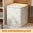 thumbnail image 2 of XGFHYJEH Back to School Cloth Storage Bins Organizer with Lids Foldable Clothes Bags Large Capacity Closet Wardrobe Box for Clothes Blanket Bedding Toy, 2 of 7