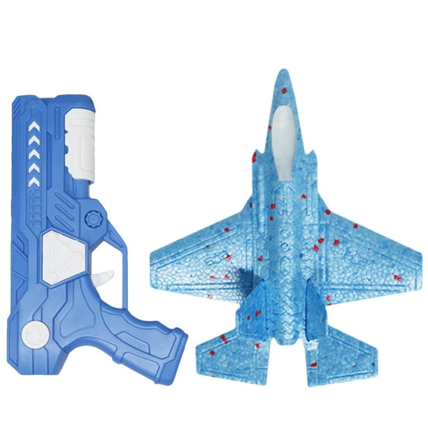 1 conjunto de juegos de juego de juego de juego de juguetes Catapulta de espuma de avión con luz de catapulta de catapultos de catapul