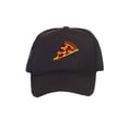 thumbnail image 1 of Adult Men's Pepperoni Pizza Slice Rope Foam Trucker Hat, Black, 1 of 2