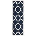 thumbnail image 2 of SAFAVIEH Chatham Gavin Geometric Wool Runner Rug, Dark Blue/Ivory, 2'3" x 11', 2 of 10