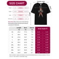 thumbnail image 7 of T Shirts for Women Short Sleeve Cotton Crewneck T-Shirt, Boxing Sports Tee Tops Casual Basic T-Shirts, XS-5XL Black M, 7 of 7