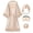 Champagne-mother of the Bride, variant on Bride Lace Kimono Robe – Embroidered Satin Wedding Robe Complete Set with Eye Mask