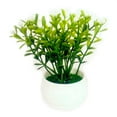 thumbnail image 2 of Limei Artificial Potted Plants Bathroom Home Office Decor Mini Fake Greenery Faux Topiary Shrubs Plants for Desk Decoration-#2, 2 of 7
