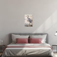 thumbnail image 3 of ZHONGYUTONG Blue Heron Wall Art Egret Picture Wall Decor Crane Canvas Print Coastal Bird Paintings Animals Artwork for Living Room Decor Framed (28.00" x 42.00"), 3 of 5