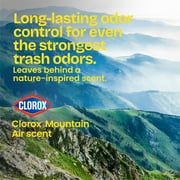 Glad ForceFlex Heavy Duty Trash Bags With Clorox, Mountain Air Scent, 30 Gallon, 40 Count