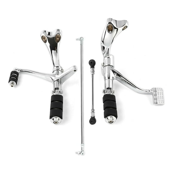TCMT Motor Chrome Forward Controls Pegs Levers Linkages Fits For Harley Sportster 883 Iron (XL883N)2009 10 11 12 2013 Sportster 883 Low(XL883L) 2005 06 07 08 09 2010