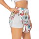 thumbnail image 1 of Balery Dinosaur Pantalones cortos deportivos para mujer con forro y dos bolsillos, elásticos, para entrenamiento, gimnasio, yoga-X-Large, 1 of 7