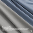 thumbnail image 3 of 2 Juegos de Sábanas Dreamlab Microfibra de Lujo con Doble Cepillado Ultrasuaves e Hipoalergénicas Azul Mezclilla / Gris Claro, Tamaño Matrimoniales, 3 of 5