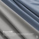 thumbnail image 3 of 2 Juegos de Sábanas Dreamlab Microfibra de Lujo con Doble Cepillado Ultrasuaves e Hipoalergénicas Azul Mezclilla / Gris Claro, Tamaño Matrimoniales, 3 of 5