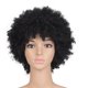 thumbnail image 1 of Peluca rizada sintética para mujer, 10 pulgadas, 110g, Ombre, pelo corto negro marrón, 1 of 4