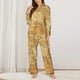 thumbnail image 2 of Fotbe Old Vintage Map Of Sea Conjunto de Pijama de Manga Larga para Mujer con Estampado, Ropa de Dormir de 2 Piezas, Conjunto de Casa Suave y Cómodo con Bolsillos-X-Large, 2 of 7